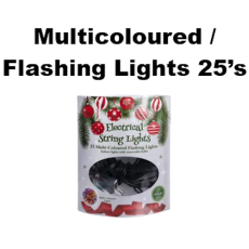 Christmas LED Lights 220v, 5.4m, Multi Coloured